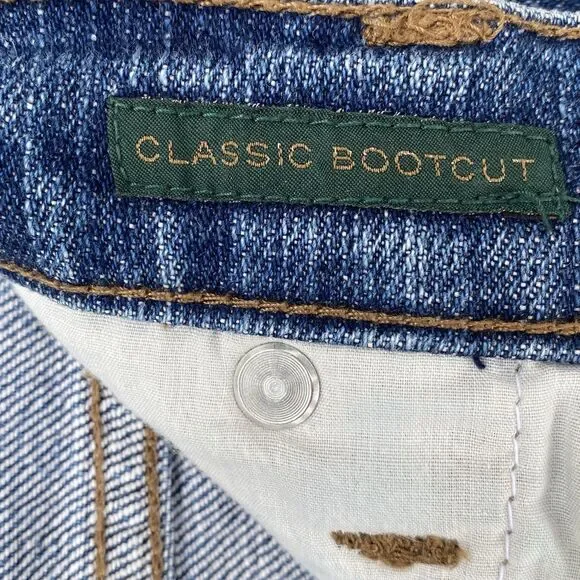 LRL Lauren Ralph Jeans Co. Jeans Classic Bootcut Womens Size 12 Med Blue Denim - Picture 7 of 7